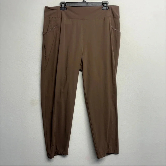 Adidas ULTIMATE365 TOUR PULL-ON GOLF ANKLE PANTS Brown XL - Picture 5 of 12